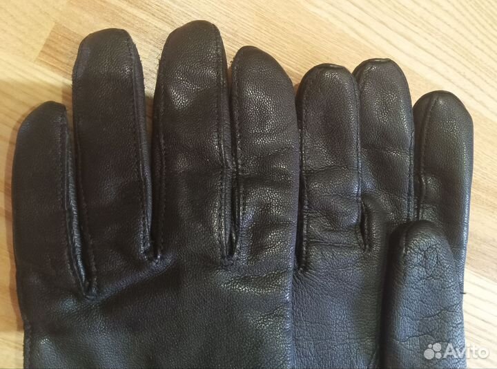 Перчатки женские кожаные