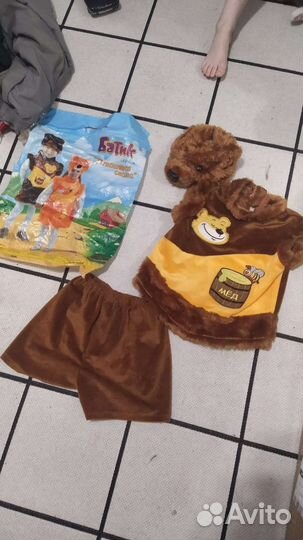 Карнавальный костюм медведя 104-110-116-122