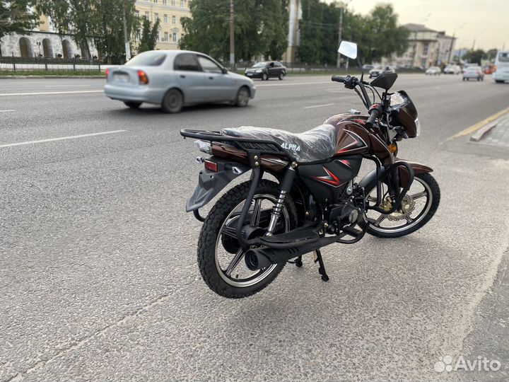 Новый мопед alpha RS12 125 кофе