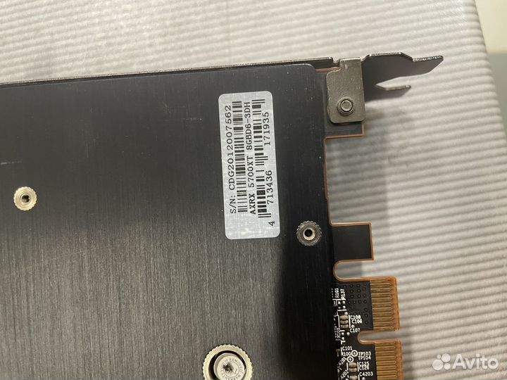 Видеокарта RX5700xt