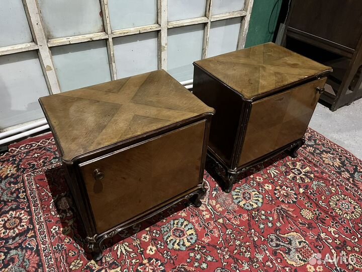Прикроватные тумбы 2шт старинные