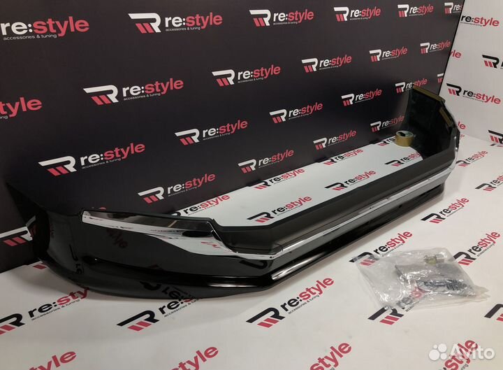 Передняя губа Toyota Land Cruiser Prado 150 N1855