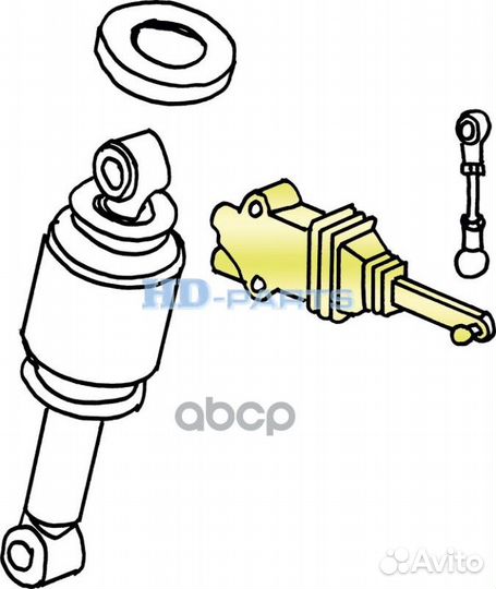 Кран уровня пола кабины Volvo FH12/16 118730 H