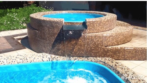 Бассейн пластиковый для дачи 1,85х0,6м (1,6куб.м)