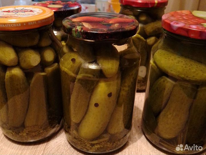 Огурцы маринованные домашние