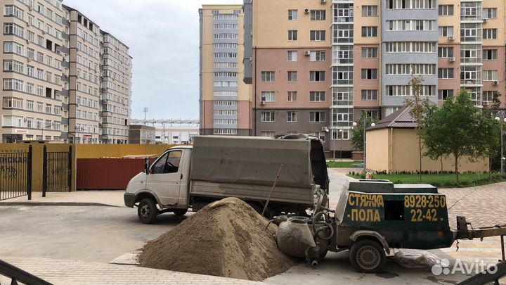 Стяжка пола за 1 день