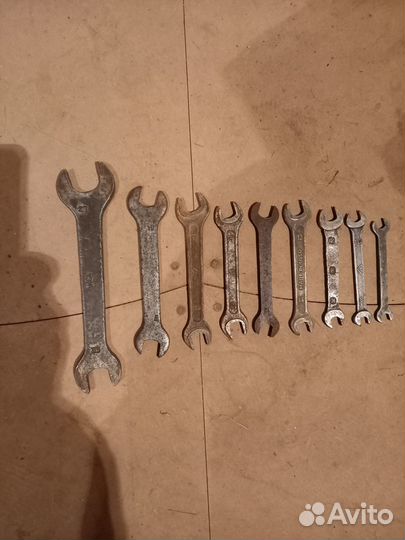 Ключи рожковые советские
