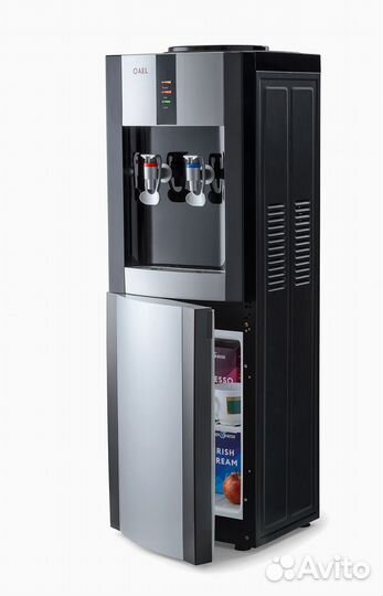 Кулер для воды lс-AEL-47b black/silver с холодильн