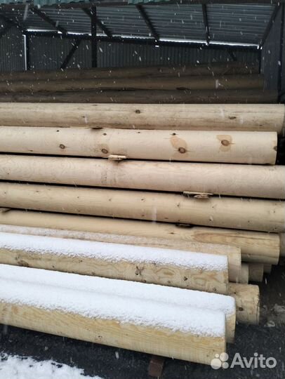 Оцилиндрованный брус 180мм