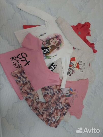 Вещи пакетом на девочку 116