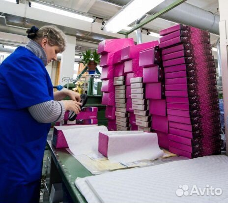 Вахта Упаковщик на обувную фабрику Москва