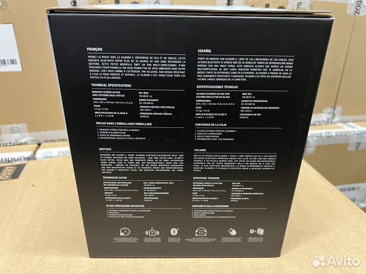 Marshall Kilburn 2 Black Колонка