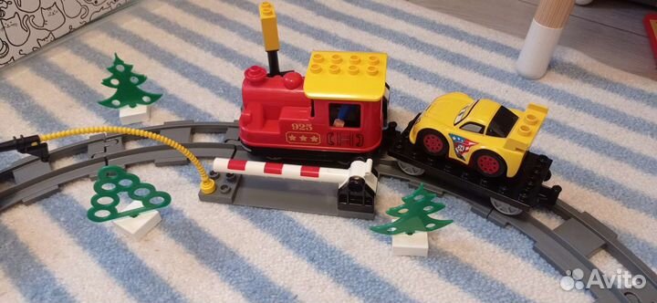 Lego duplo ремонт паровозиков,шестеренка