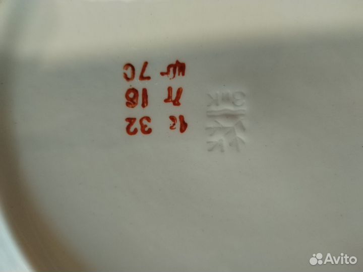 Большие тарелки блюда СССР