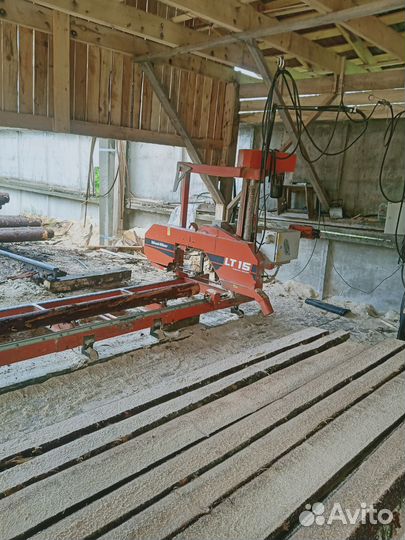 Ленточная пилорама wood mizer,кромка,торцовка