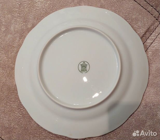 Тарелки фарфоровые ГДР, Kahla Konitz, 4 шт