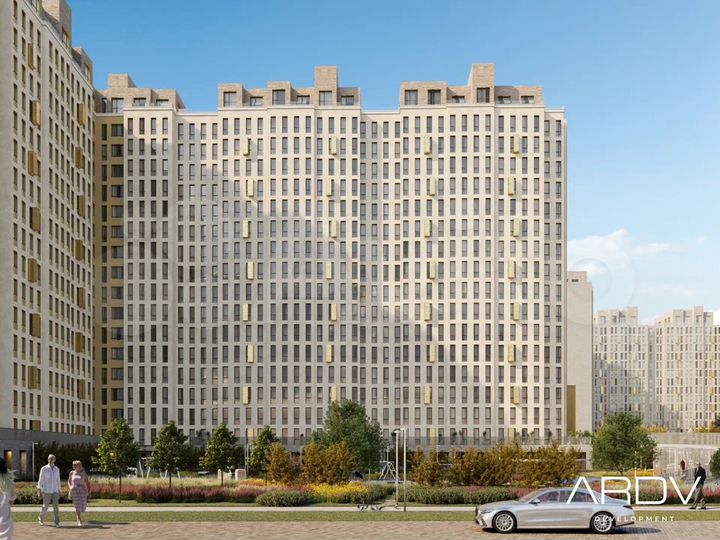 2-к. квартира, 69,3 м², 10/16 эт.