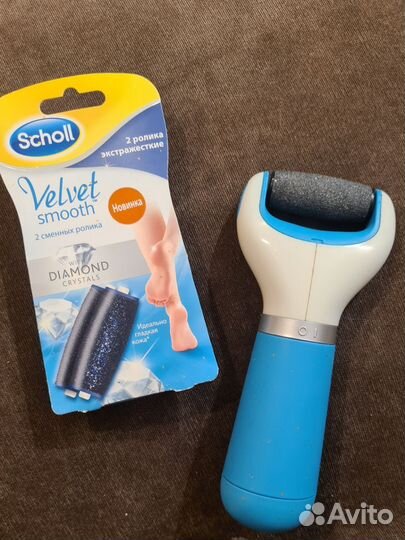 Пилка Scholl для ног + новые жёсткие ролики