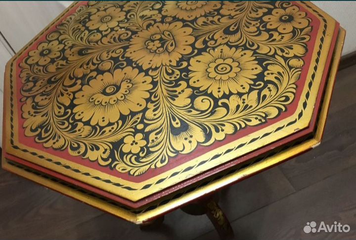 Журнальные столики. Дерево. Хохлома