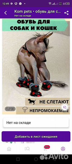 Ботинки зимние новые на собачку