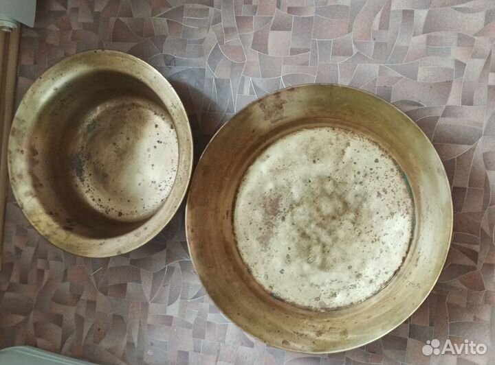 Латунно-медные тазы для варки варенья