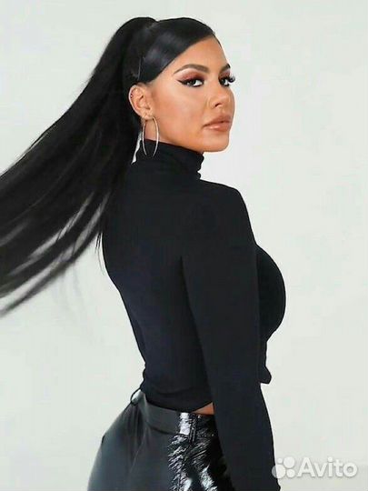 Хвост на резинке, хвост накладной, высокий хвост