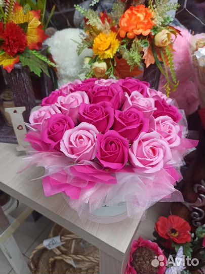 Цветы розы букет