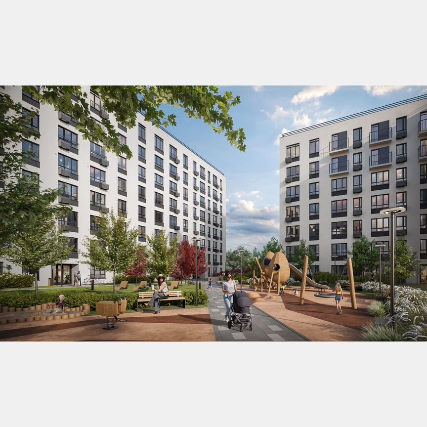 1-к. квартира, 44,3 м², 5/9 эт.