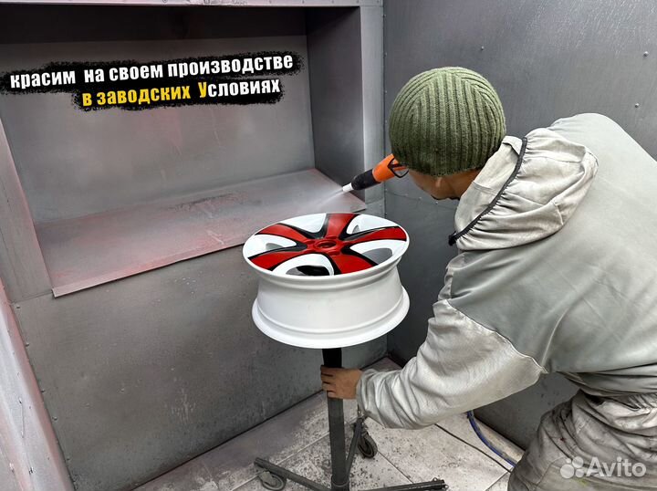 Порошковая покраска дисков суппортов и изделий