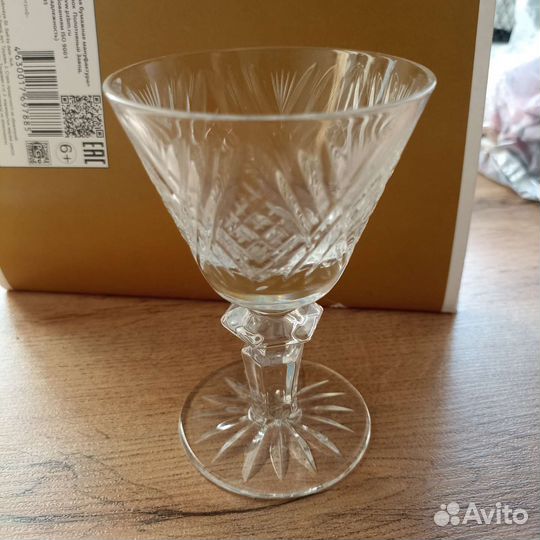Фужеры хрустальные СССР, бокалы хрусталь