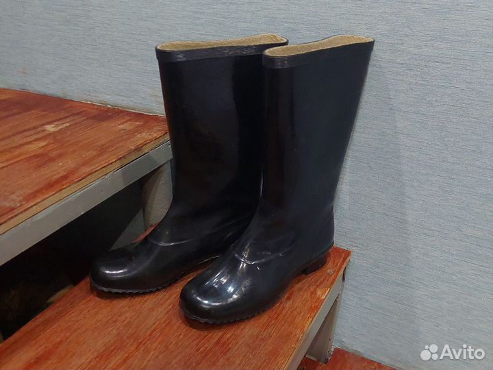Сапоги резиновые раритет