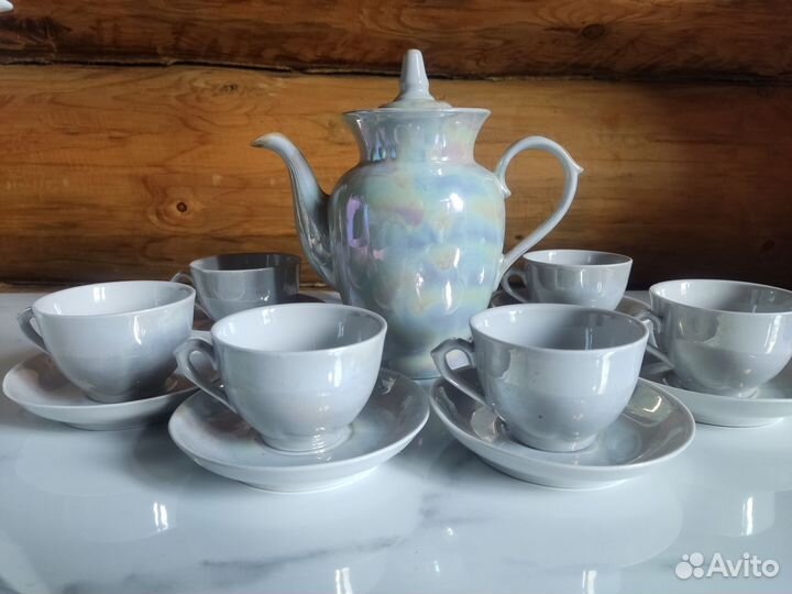 Сервиз кофейный, Чайник Мадонна, Кисловодск ваза