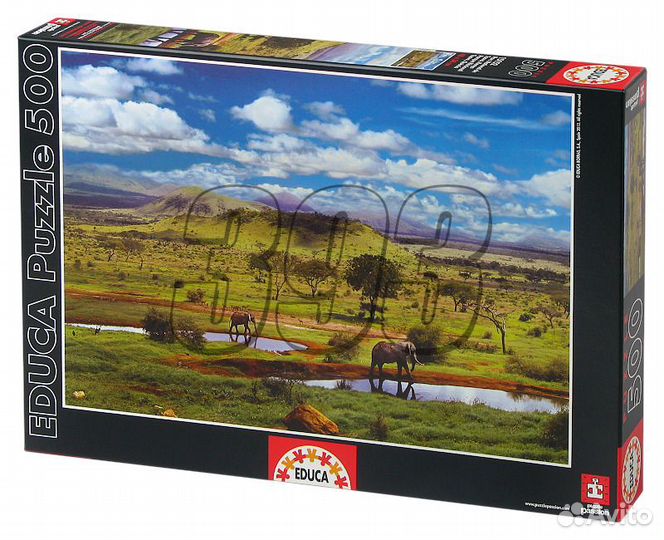 Пазл tsavo Национальный парк, Кения (500 э (29359)