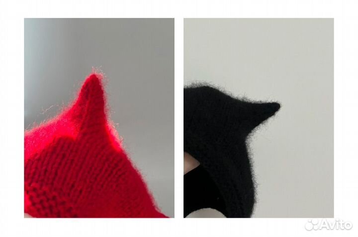 Шапочка-чепчик с ушками на заказ