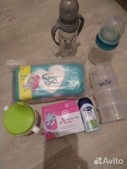 Влажные салфетки детские,поильники