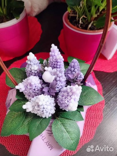 Мыльные букеты ручной работы