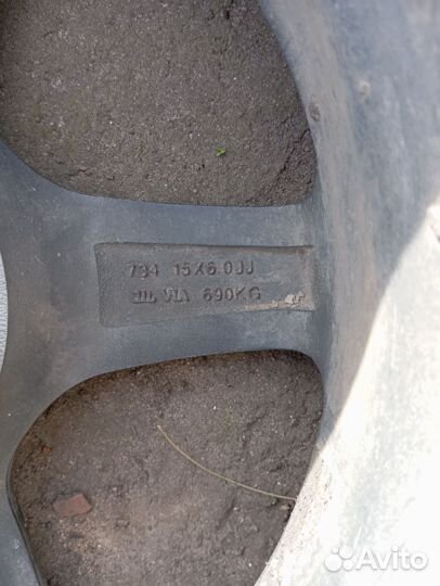 Литые диски R15 бу 5x100