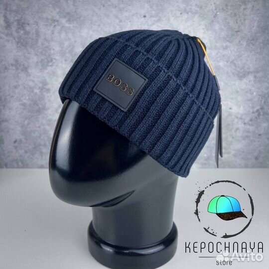 Шапка Boss Стильная крупная вязка