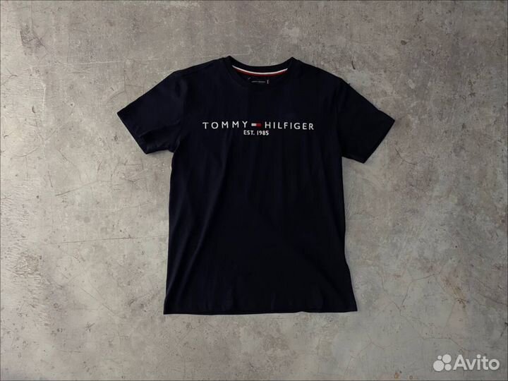 Футболка Tommy Hilfiger 1985 синяя