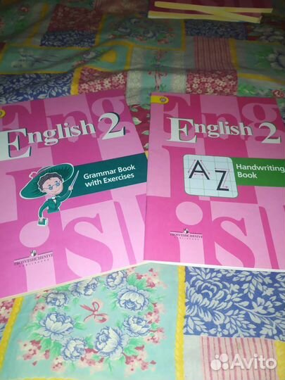 Учебники, рабочие тетради по англ. языку 2-4классы