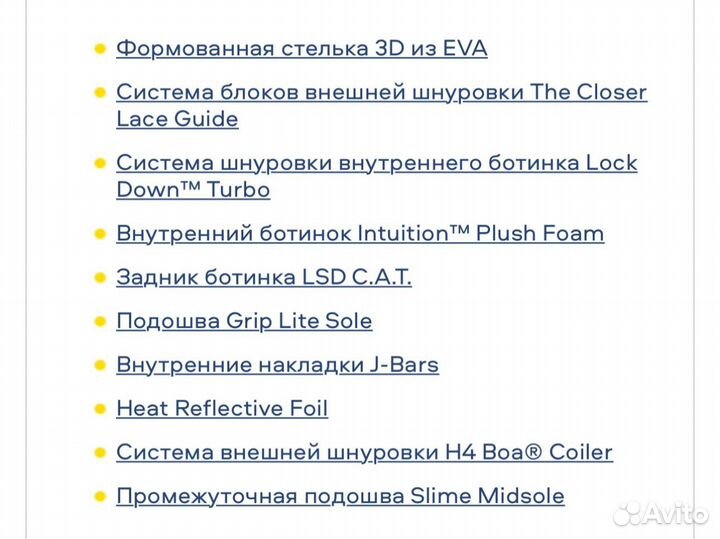 Сноубордические ботинки ride sage