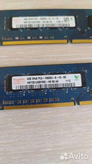 Материнская плата с процессором и памятью