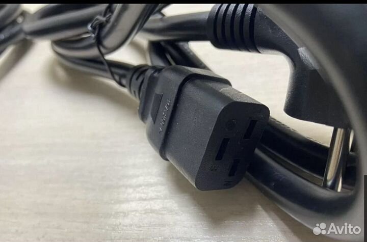 Кабель питания С19 / C19 3*2,5 (1,5м)