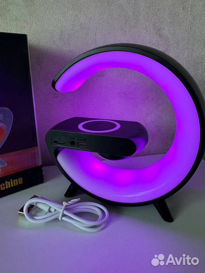 Умный Светильник с Колонкой/Беспроводной зарядкой