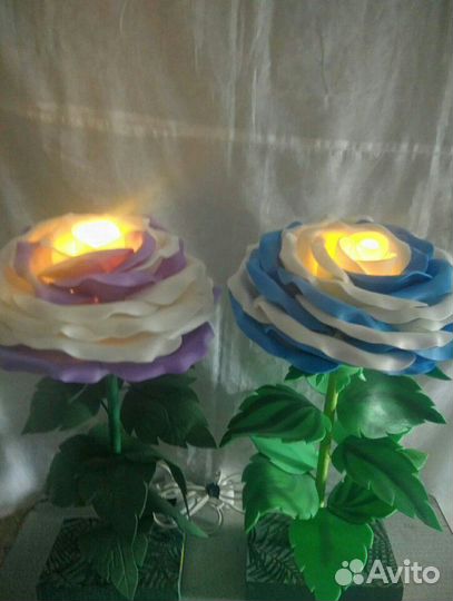 Букет. Подарки. Ночник