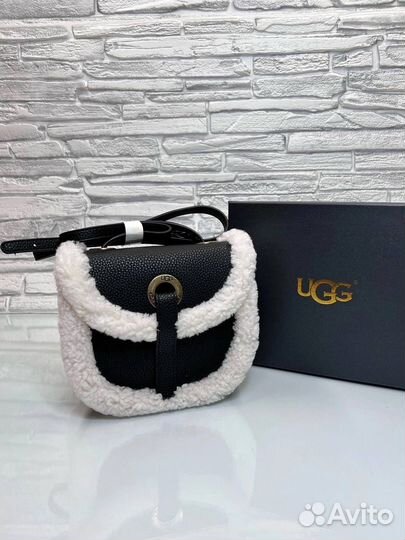 Сумка Ugg кожаная с овчиной