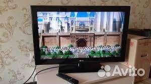 LED ЖК Телевизор lg 32 рабочий с ножками и пультом