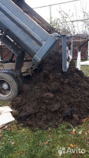 Навоз на участок с фермы