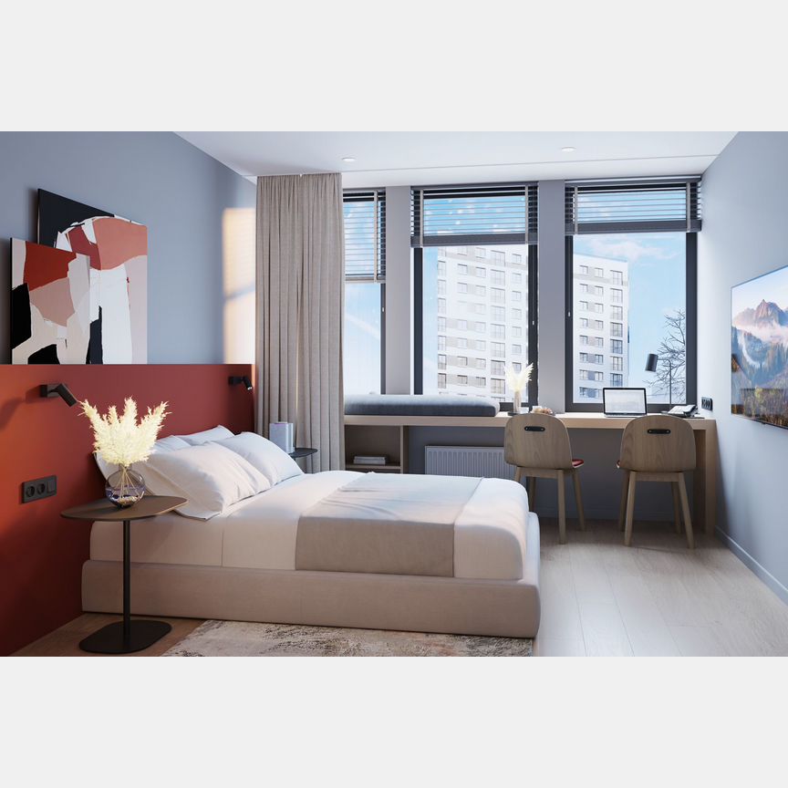 Апартаменты-студия, 35,9 м², 2/15 эт.