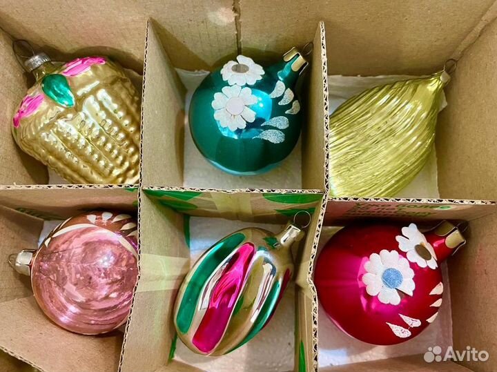 Елочные игрушки СССР